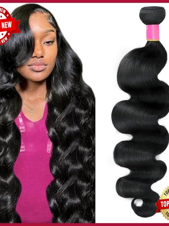 32 Inch Brazilian Human Hair Extensions Body Wave Bundle Unprocessed main image 5